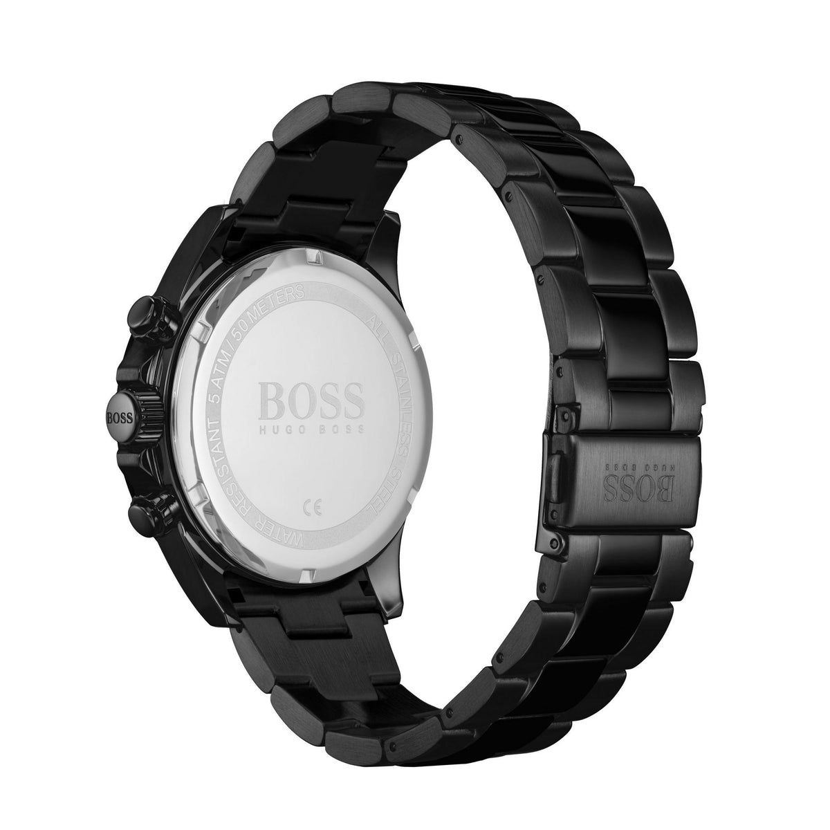 Hugo Boss Men's 1513754 Hero Chronograph Black Stainless Steel Watch – product image 2