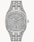 Bulova Phantom Crystal Men's Silver Watch 98B296 – product image 2
