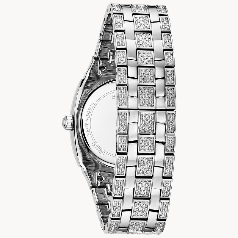 Bulova Phantom Crystal Men's Silver Watch 98B296 – product image 5