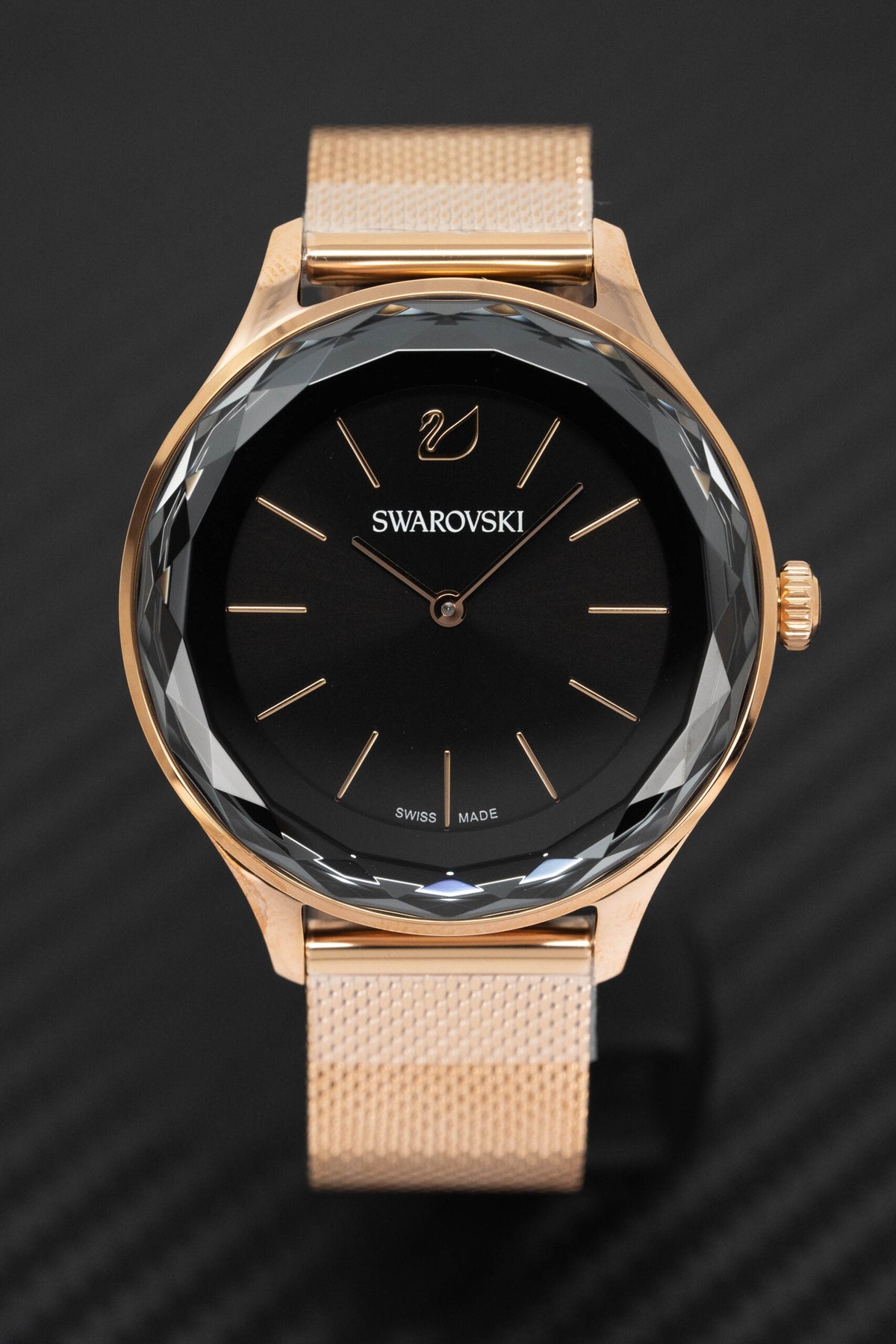 Swarovski Watch Octea Nova Mini Rose Gold Black 5430424 – product image 4