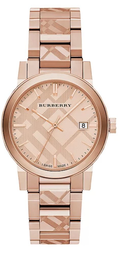 Burberry Unisex Watch The City Engraved Check Watch BU9039 – product image 2