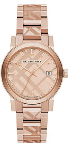 Burberry Unisex Watch The City Engraved Check Watch BU9039 – product image 2
