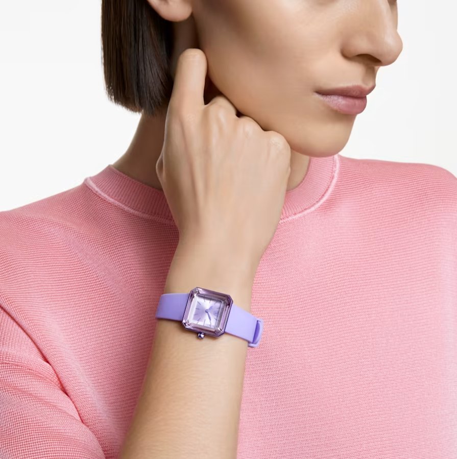 Swarovski Watch Lucent With Silicone Strap Violet 5624376 – product image 4