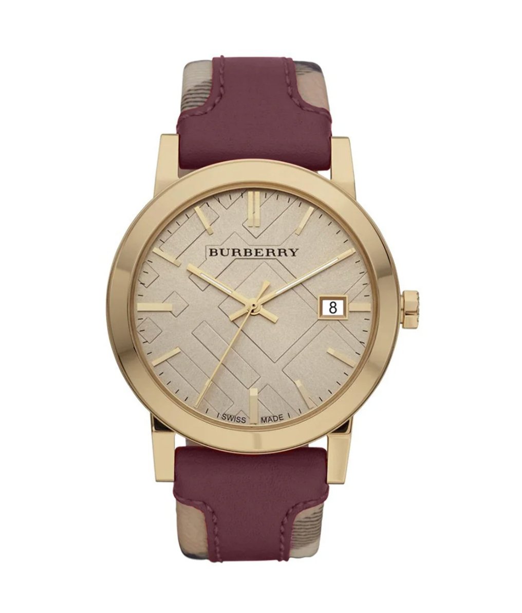 Burberry Women's Watch The City Check Champagne BU9017 – product image 2