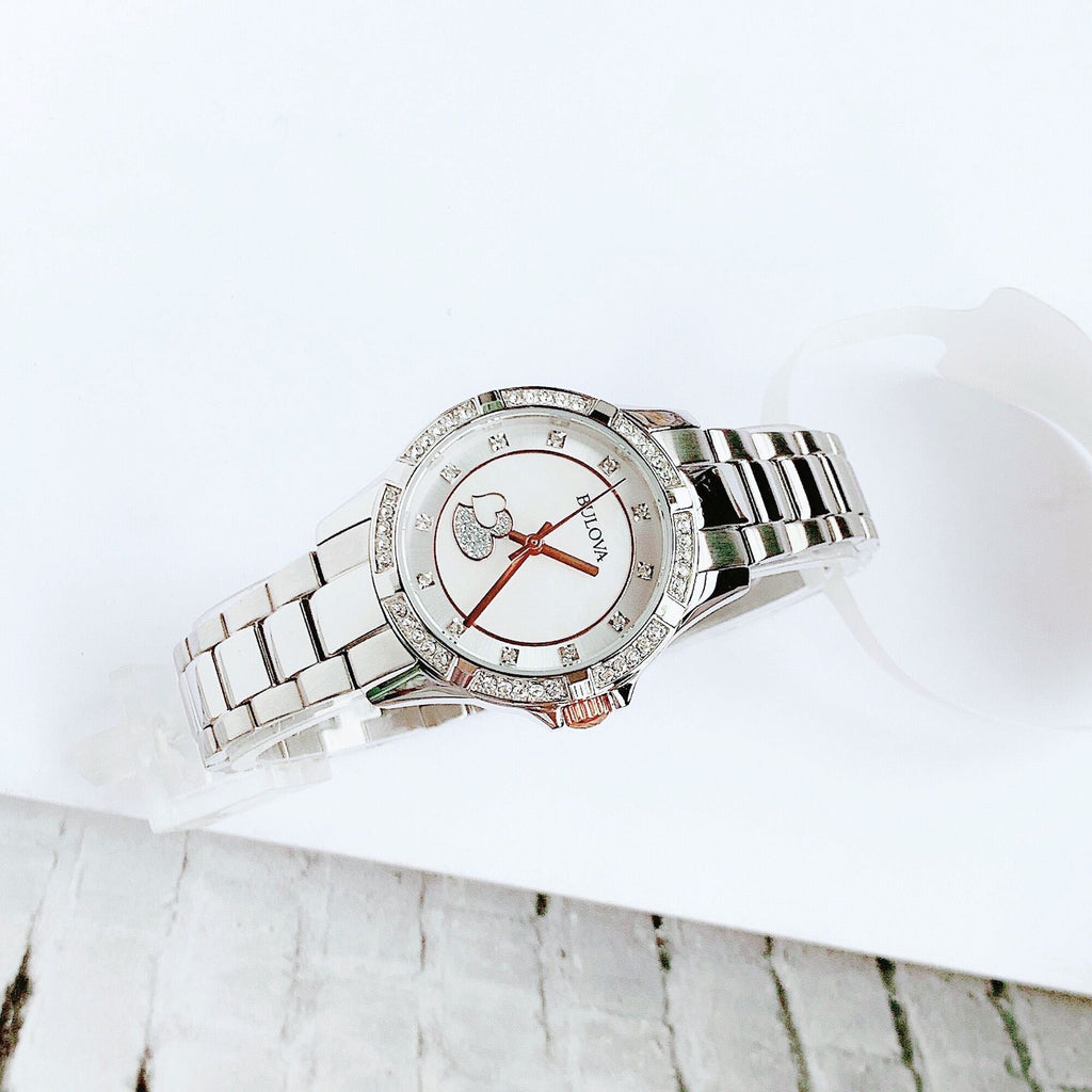 Bulova Crystal Women's Silver Watch 98L232 – product image 5