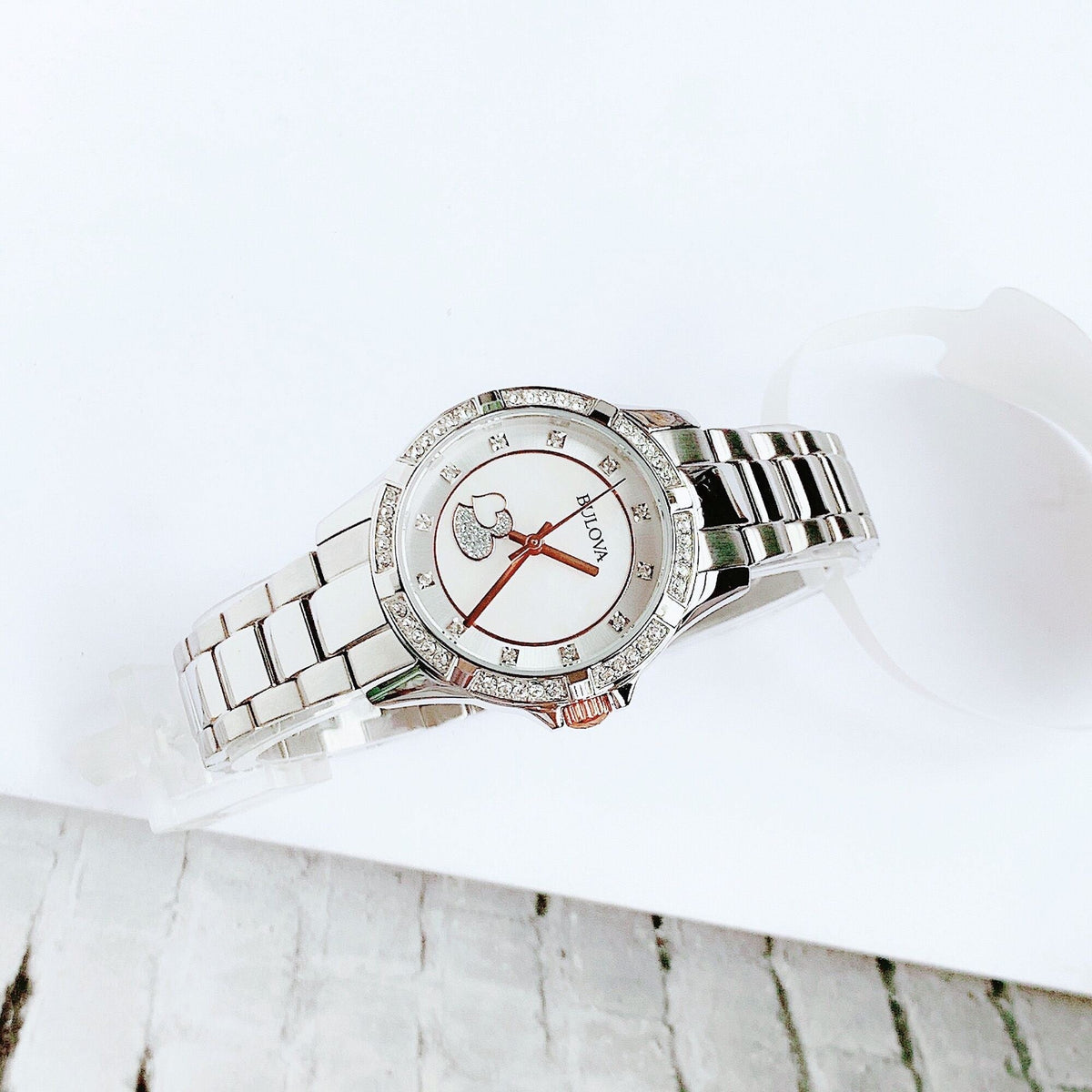 Bulova Crystal Women's Silver Watch 98L232 – product image 5