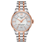 Tissot Women's Automatic Watch Chemin Des Tourelles Powermatic 80 Two Tone Rose Helvetic Pride T0992072211802
