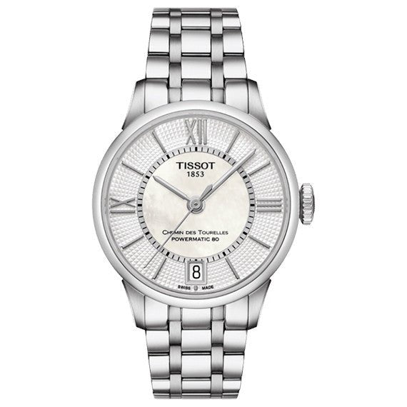 Tissot Women's Automatic Watch Chemin Des Tourelles Powermatic 80 T0992071111300