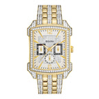 Bulova Crystal Men's Gold Watch 98C109 – product image 4