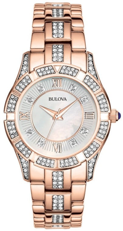 Bulova Crystal Women's Mother-of-Pearl Watch 98L197 – product image 2