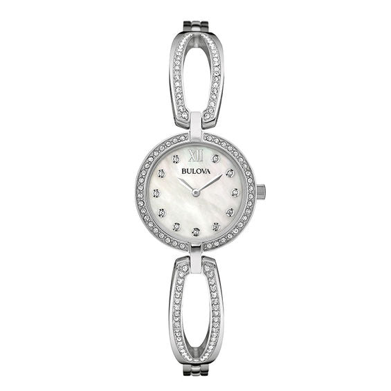 Bulova Crystal Women's Silver Watch 96L223 – product image 3