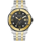Bulova Marine Star Men's Two Tone Watch 98D175