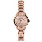 Women's Rose Gold Swiss Stainless Steel Burberry Bracelet Watch BU10116