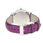 Women's Purple Leather Strap Silver Dial Burberry Watch BU9122 – product image 2