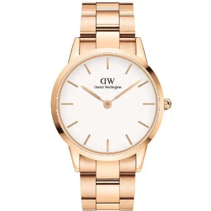 Daniel Wellington Iconic Link Men's Rose Gold Watch Dw00100343