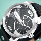 Diesel DZ7307 Men's Mini Daddy Silver Black Watch – product image 2