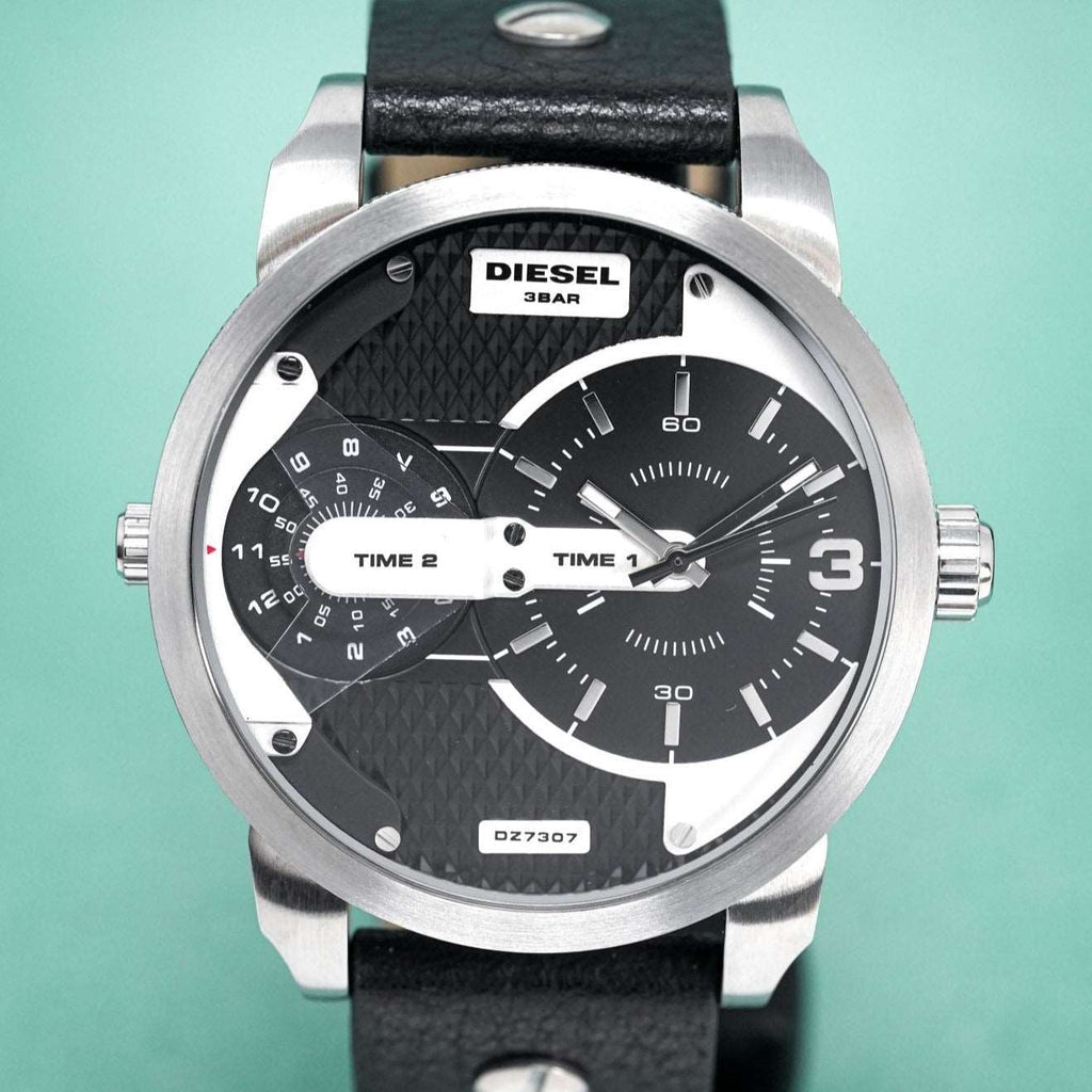 Diesel DZ7307 Men's Mini Daddy Silver Black Watch – product image 4
