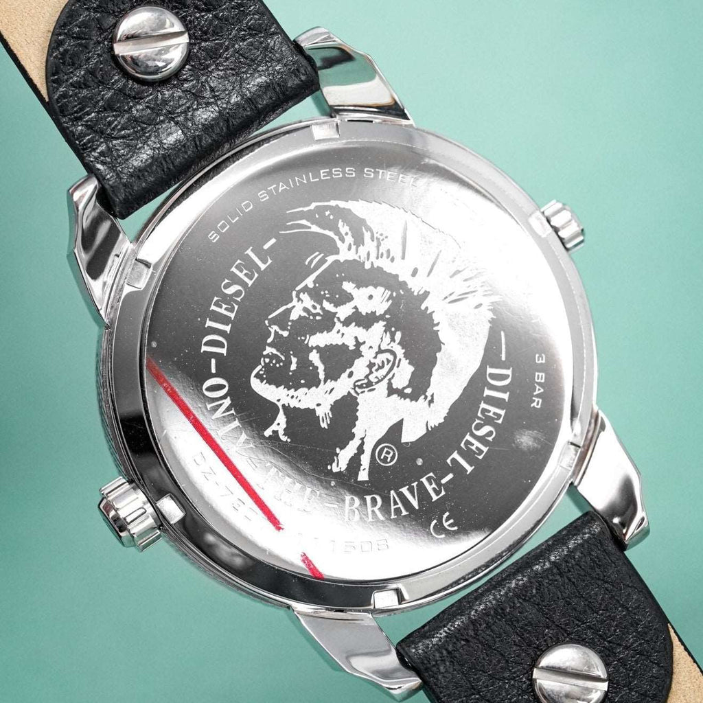 Diesel DZ7307 Men's Mini Daddy Silver Black Watch – product image 5
