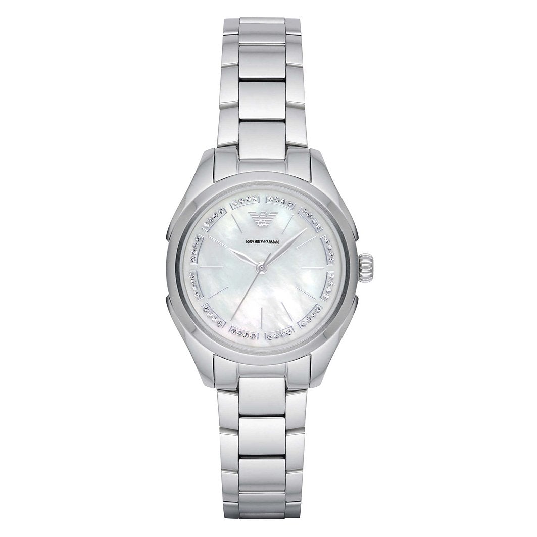 Emporio Armani Ar11030 Women's Valeria Silver Watch
