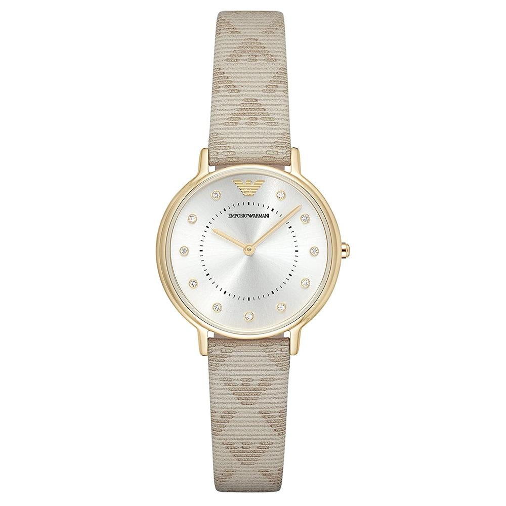 Emporio Armani Ar11042 Women's Beige Watch