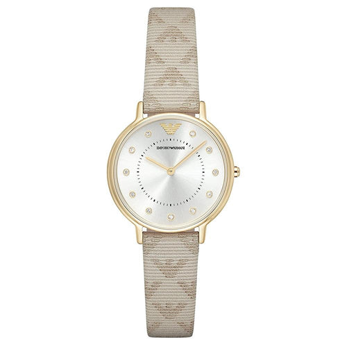 Emporio Armani Ar11042 Women's Beige Watch