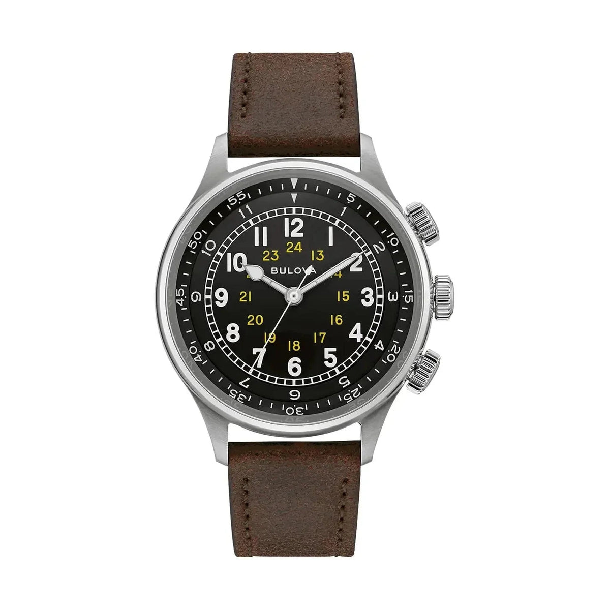Bulova A-15 Pilot Automatic Men's Black Watch 96A245 – product image 2