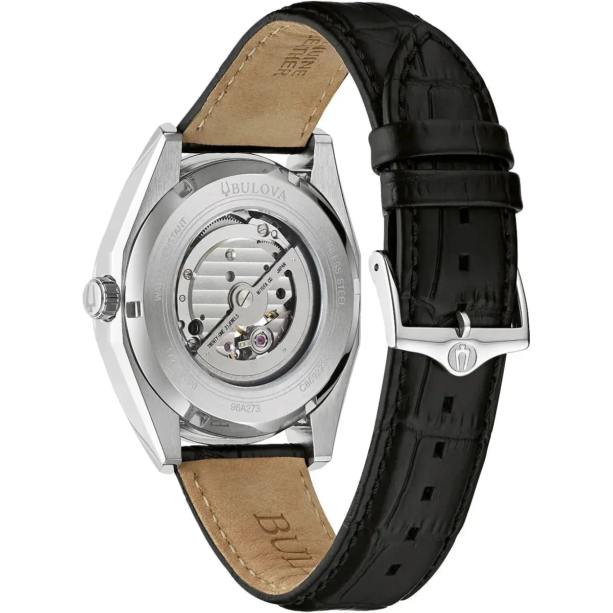 Bulova Surveyor Auto Men's Black Watch 96A273 – product image 5