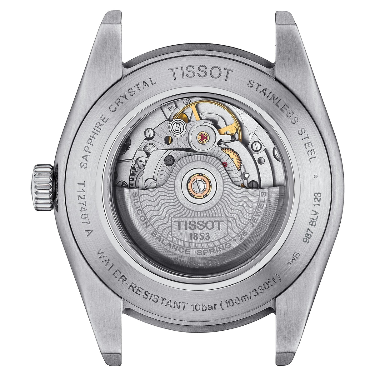 Tissot Gentleman Powermatic 80 Silicium Men's Green Watch T1274071109101 – product image 4