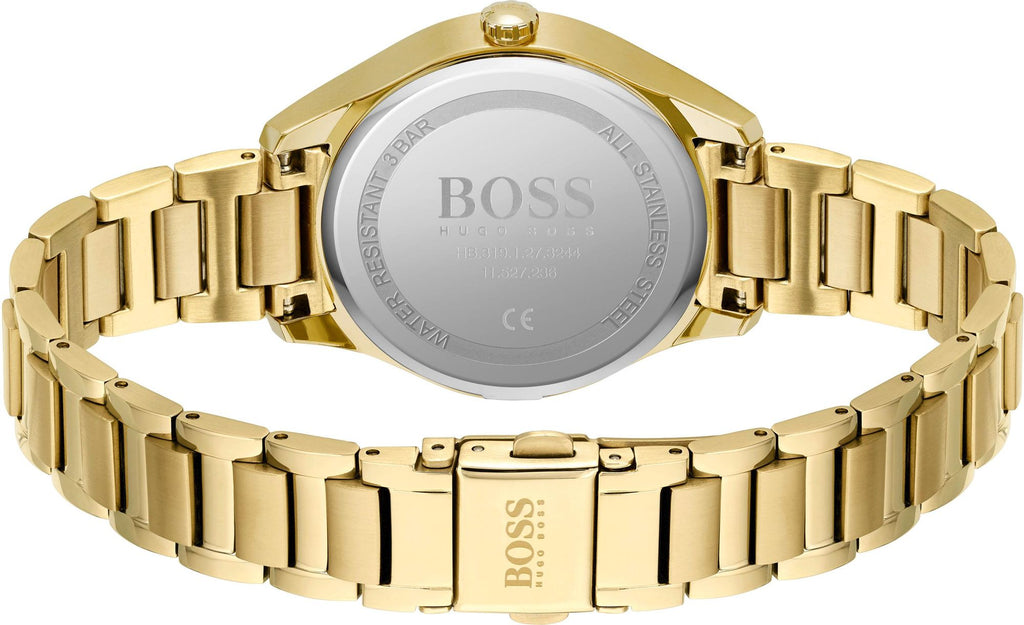 Hugo Boss Womens 1502584 Grand Course Quartz Gold Tone Stainless Steel Watch – product image 2