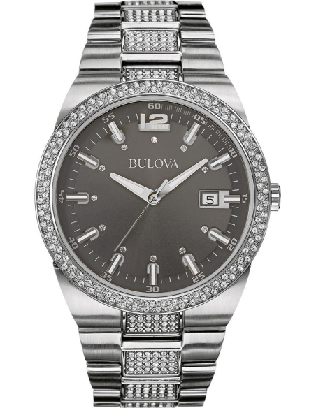 Bulova Precisionist Men's Silver Watch 96B221 – product image 2