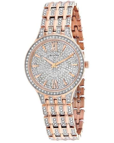 Bulova Crystal Women's Rose Gold Watch 98L235 – product image 5