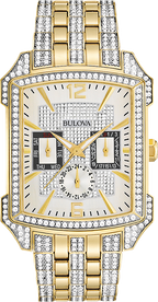 Bulova Crystal Men's Gold Watch 98C109 – product image 2