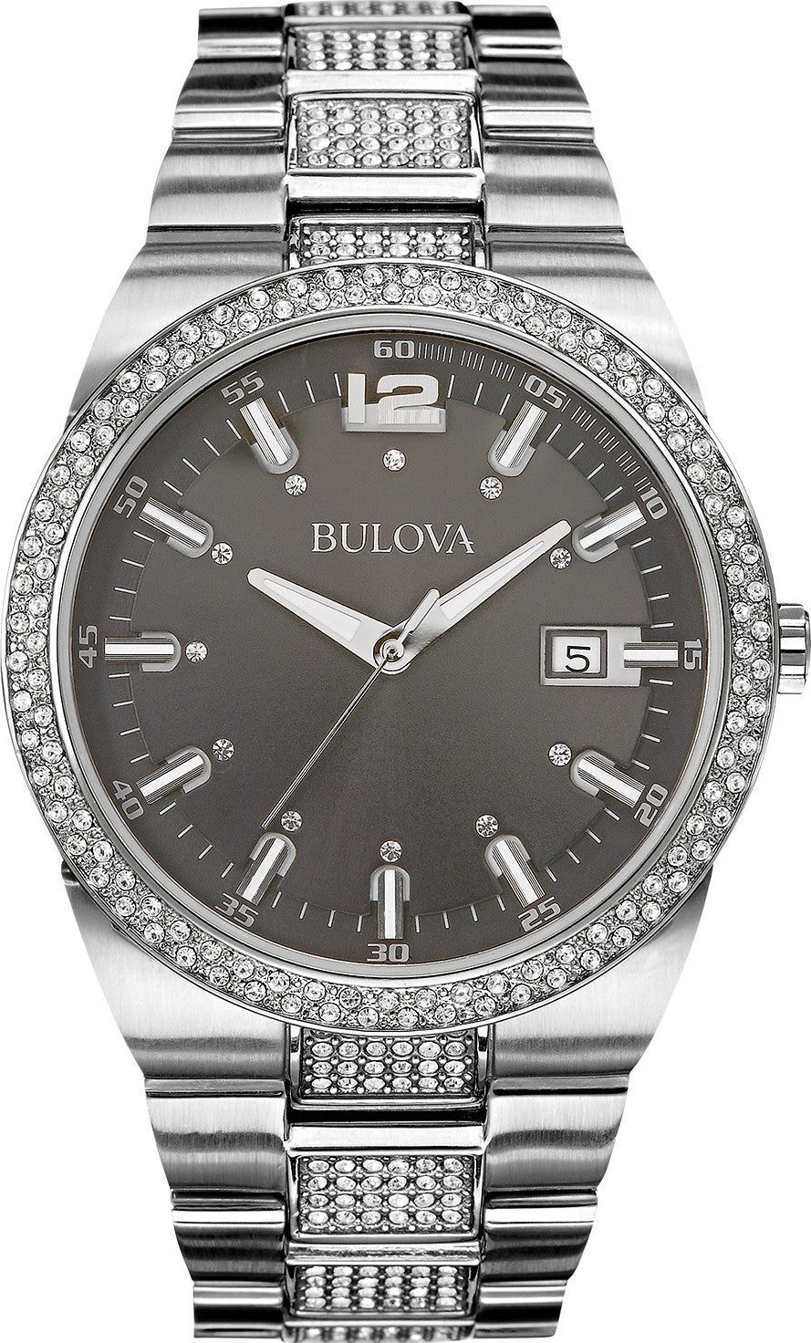 Bulova Precisionist Men's Silver Watch 96B221 – product image 3