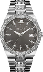 Bulova Precisionist Men's Silver Watch 96B221 – product image 3
