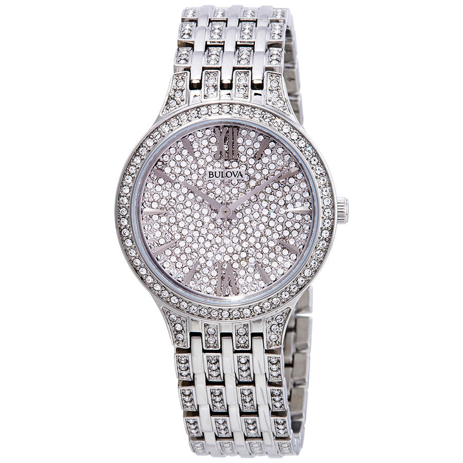 Bulova Crystal Women's Silver Watch 96L243 – product image 4