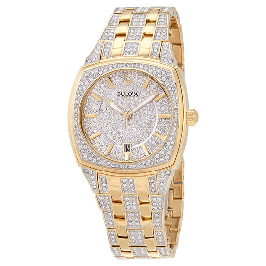 Bulova Phantom Crystal Men's Two-Tone Watch 98B324 – product image 3