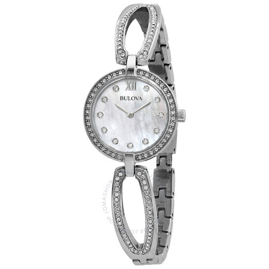 Bulova Crystal Women's Silver Watch 96L223 – product image 5