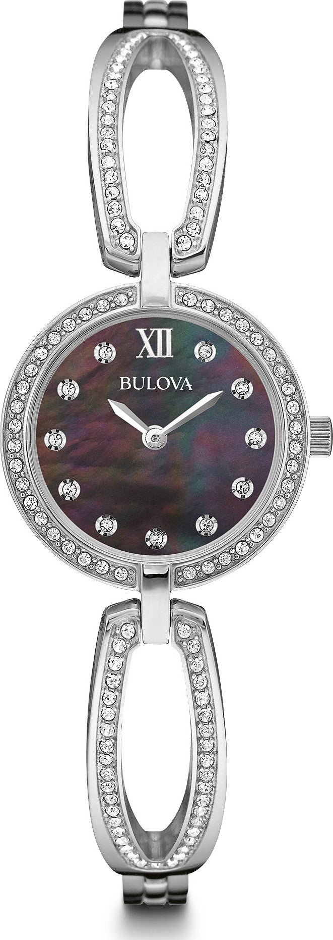 Bulova Crystal Women's Black Watch 96L224 – product image 2