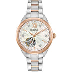 Bulova Sutton Women's Two-Tone Rose Gold Watch 98P170