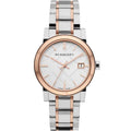 Burberry Women's Watch Check Stamped Two Tone BU9105