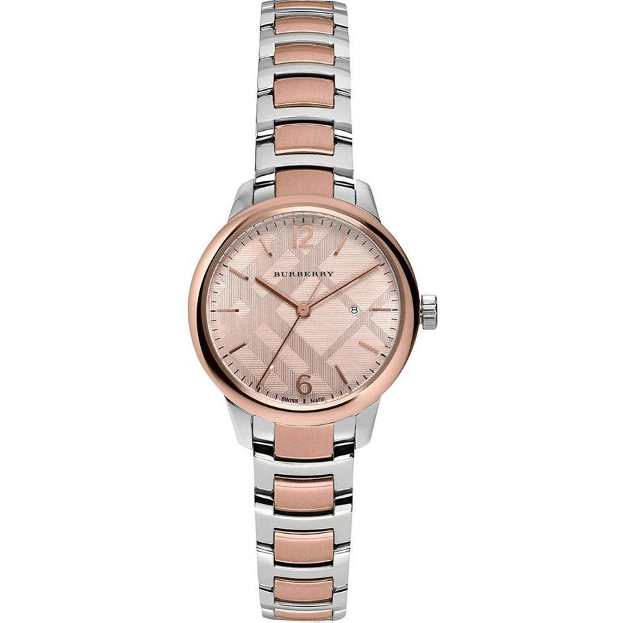 Burberry Women's Watch Swiss Classic Two Tone BU10117