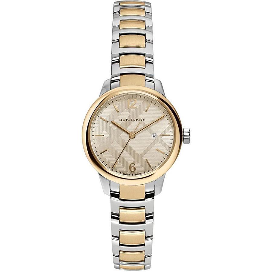 Burberry Women's Watch Swiss Classic Two Tone BU10118