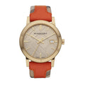 Burberry Women's Watch The City Check Champagne BU9016