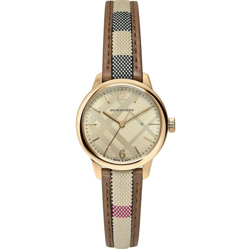 Burberry Women's Watch The Classic Yellow Gold BU10114