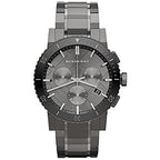 Burberry Men's Watch Chronograph The City Gunmetal Grey BU9381