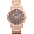 Burberry Men's Watch Chronograph The City Rose Gold BU9353