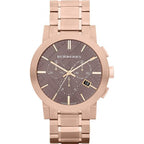 Burberry Men's Watch Chronograph The City Rose Gold BU9353