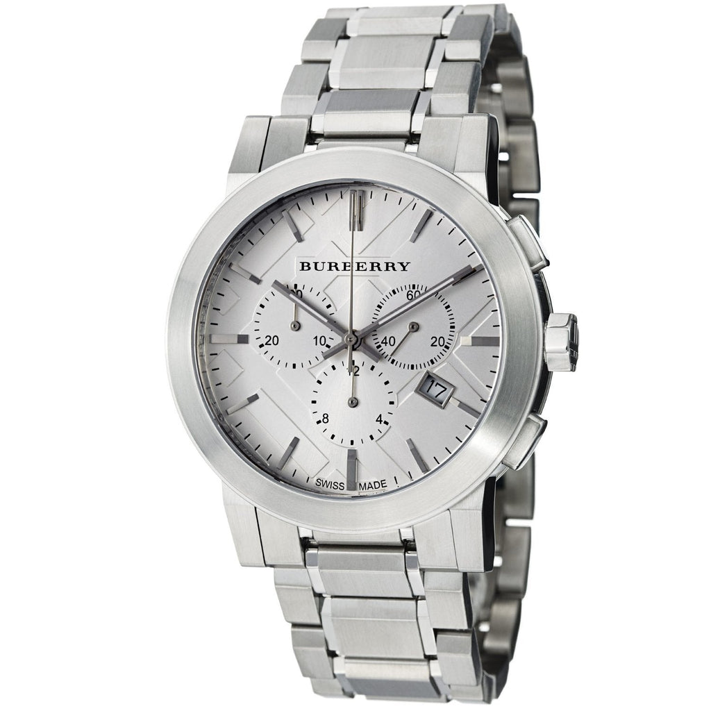 Burberry Men's Watch Chronograph The City Silver BU9350