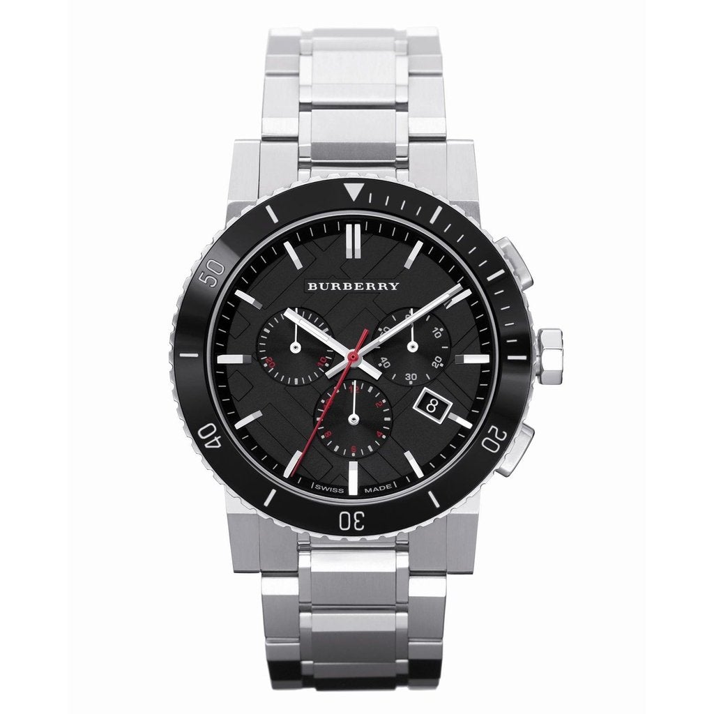 Burberry Men's Watch Chronograph The City Silver BU9380