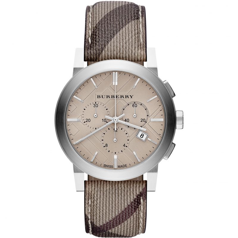Burberry Men's Watch Chronograph The City Smoke Check BU9361 – product image 2